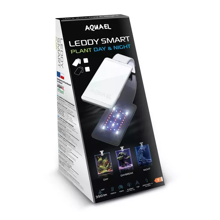Leddy Smart 4,8W Plant & Night Musta - Akvaarion päälle tulevat valaisimet  - AE124224 - 1