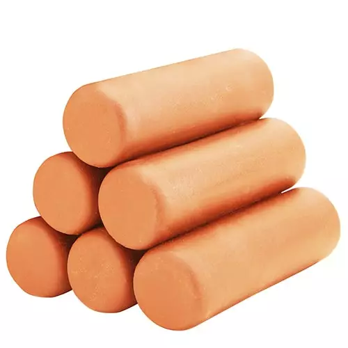 Rapuputkilo pyramidi punainen 1-2-3 9,5 x 8,7 x 10 cm - Nanojen ja rapujen koristeet akvaarioon - D41644 - 1