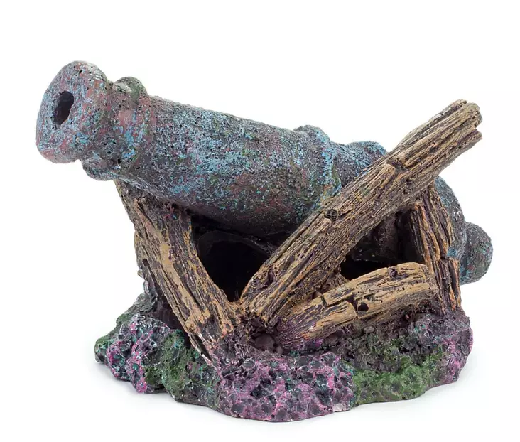 Tykki koriste 9,5cm - Hylyt ja laivat akvaarioon - HAPR034 - 1