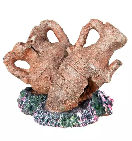 Kaksiruukkua 9x7,5x7cm - Hylyt ja laivat akvaarioon - HAPR025 - 1