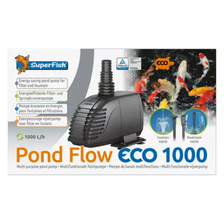 Pond Flow ECO 1000 Suihkulähdepumppu - Suihkulähteet - A07060015 - 1