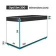 Opti Set 200L Musta 2.0 - 101-200 litraiset akvaariopaketit  - AE124305 - 9
