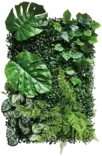 Repto Plant Back Wall Mat 40 X 60Cm 2 - Seinänpeitto muovikasvit - AR5100025 - 1