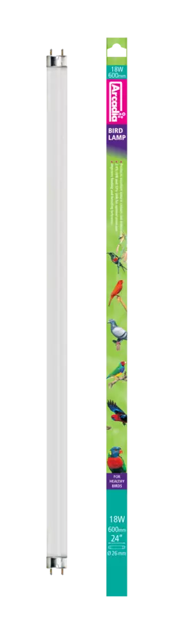 Arcadia Bird Lamp 2.4% T8 Uvb Lamp 60 Cm 18 W - T8 Loisteputket terraarioon - AR2100025 - 1