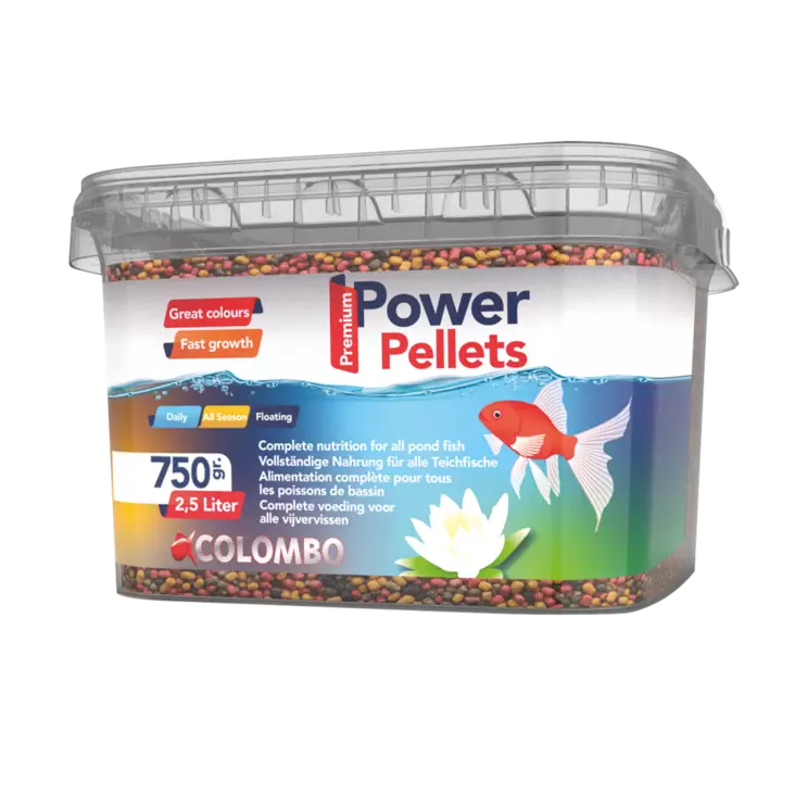 Colombo Power pellets 2,5L - Lampikalojen ruoat - A03050745 - 1