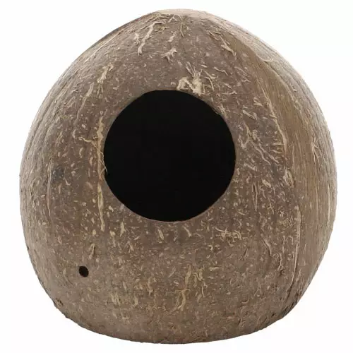 Kookosluola 2/3 11X10X10Cm - Kivijäljitelmät ja luolat akvaarioon - D40215 - 1