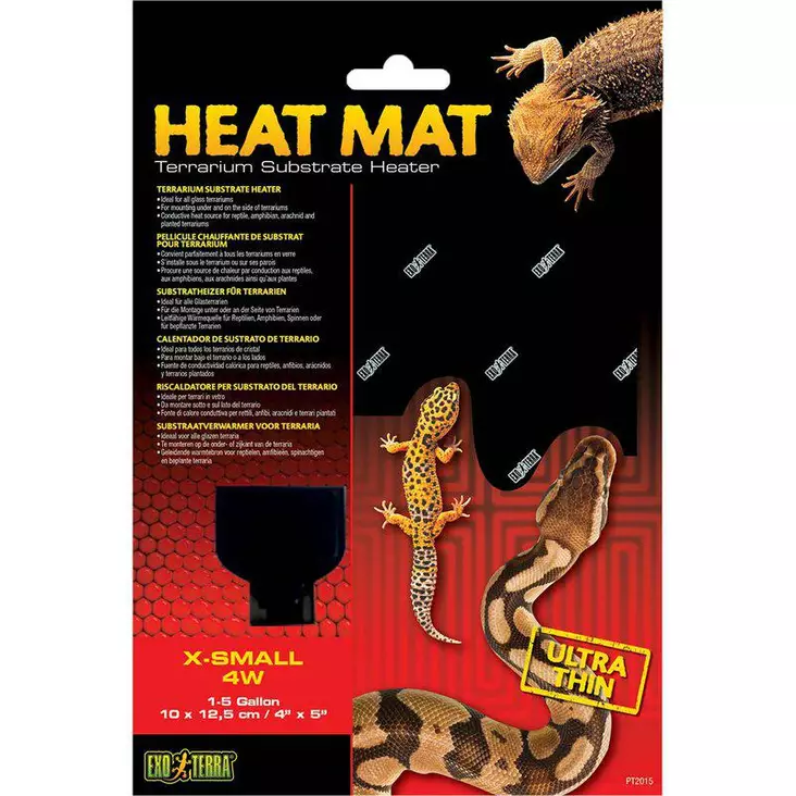 Lämpömatto 10 x 12,5cm 4W - Terraarion lämpömatot - HPT2015 - 1