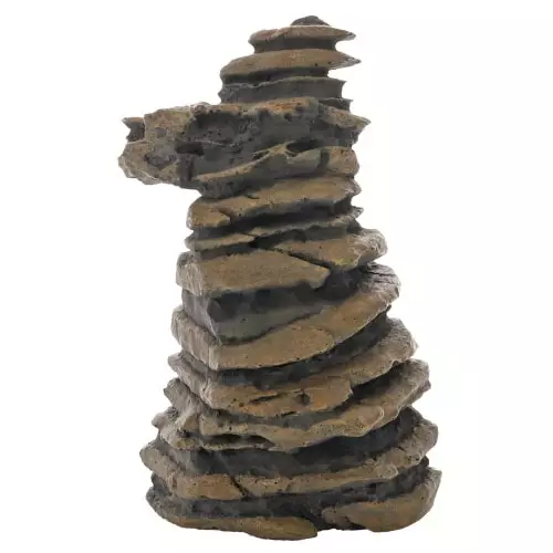 Pagoda rock 2 kivikoriste 11X7,5X17,5cm - Kivijäljitelmät ja luolat akvaarioon - D41765 - 1
