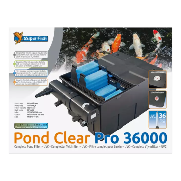 Pond Clear 36000 UVC - Virtaus suodattimet - A06030205 - 1