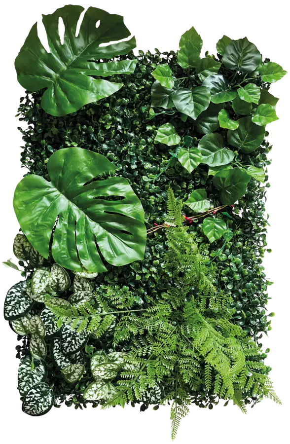 Repto Plant Back Wall Mat 40 X 60Cm 2 - Seinänpeitto muovikasvit - AR5100025 - 1