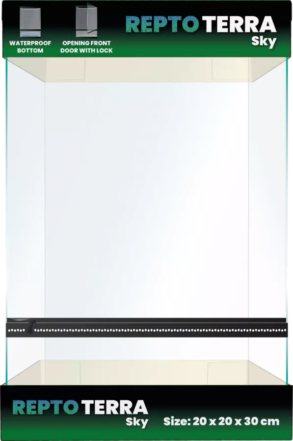 Repto Terra Sky 20 X 20 X 30 Cm - 20 -45 cm pitkät terraariot - AR1100645 - 1