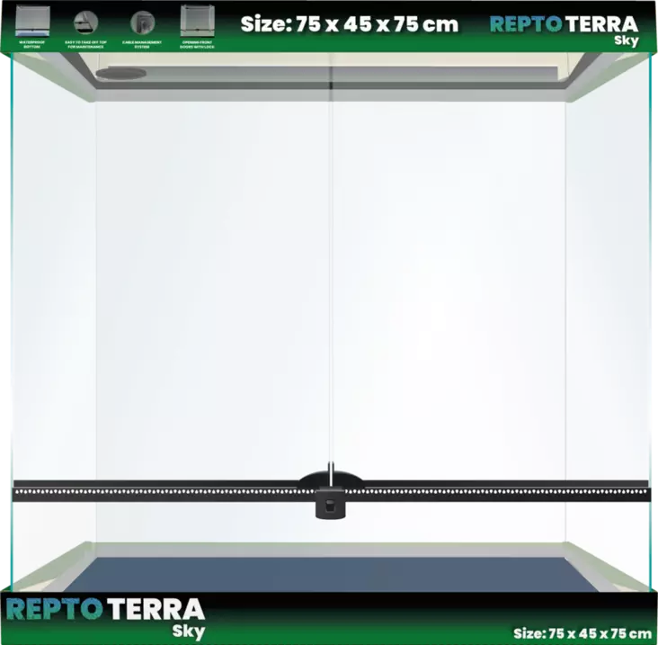 Repto Terra Sky 75 X 45 X 75 Cm - 46-80 cm pitkät terraariot - AR1100665 - 1