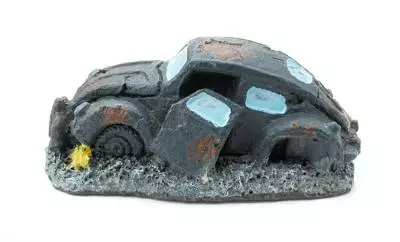 Pieni romuttunut kupla koriste 6,5 x 4,5 x 3 cm - Akvaarion muoviset ja keraamiset koriste - HAPR035 - 1