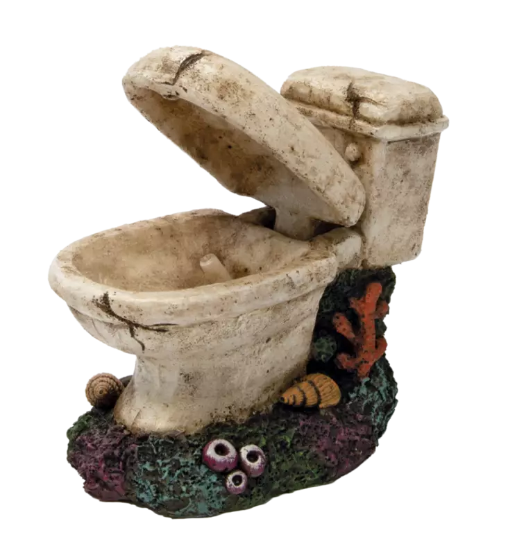 Sf Bubble Deco Toilet - Rauniot ja patsaat akvaarioon - A4021565 - 1