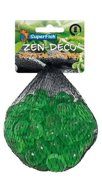 Sf Zen Kristalli kivet 300g Vihreä - Pienet pussit & koristehiekat akvaarioon - A4040625 - 1