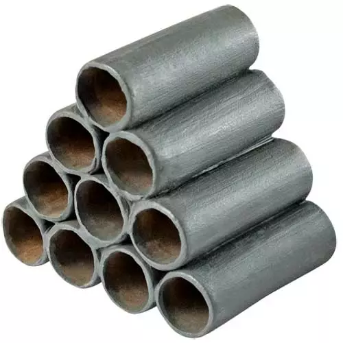 Sukarapujen Pyramidi Tummat Putkilot Savea 4-3-2-1 - Nanojen ja rapujen koristeet akvaarioon - D41525 - 1