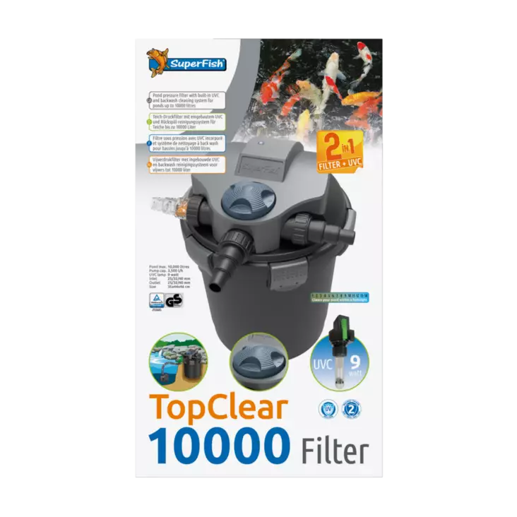 Topclear 10 000 UVC - Painesuodattimet - A06020135 - 1