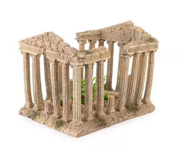 Muinainen pylväs temppeli 20x15x15cm - Rauniot ja patsaat akvaarioon - HAPR196 - 1