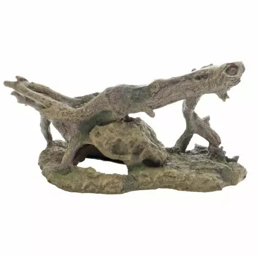 Jokipuu 2 Luola 34,5X20,5X18Cm - Juurakkojäljitelmät akvaarioon - D40837 - 1