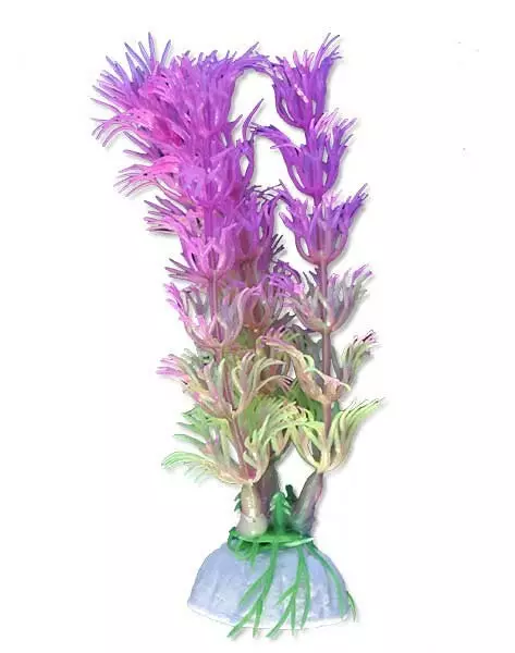 Muovikasvi Vedensuosikki lila 10Cm - Muovikasvit akvaarioon - HAP1B07 - 1