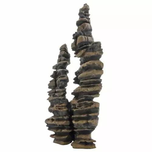 Pagoda rock 4 kivikoriste12,5X9,5X29,5cm - Kivijäljitelmät ja luolat akvaarioon - D41767 - 1