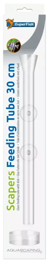 Scapers Lasinen Ruokintaputki 30Cm - Kalojen ruokintavälineet - A4060207 - 1