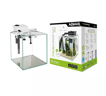 Fish&Shrimp Duo D&N 2.0 35 Valkoinen 49L - 46-100 litraiset akvaariopaketit - AE134608 - 2