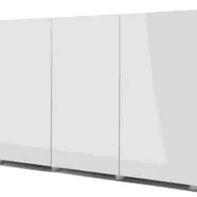 Glossy Valkoinen 150 Kaapisto - 121 cm ja sitä suuremmat - AE114318 - 1