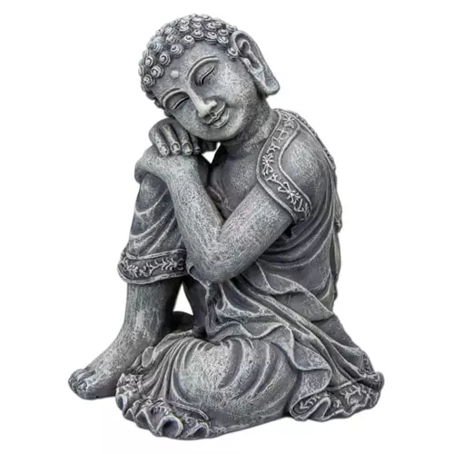 Little Buddha Patsas 10X9X12,5Cm - Rauniot ja patsaat akvaarioon - D41728 - 1