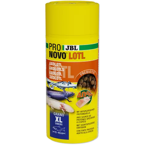 Novo Lotl Xl Axolotlin Pelletti 250Ml - Yleisrakeet kaloille - J30358 - 1