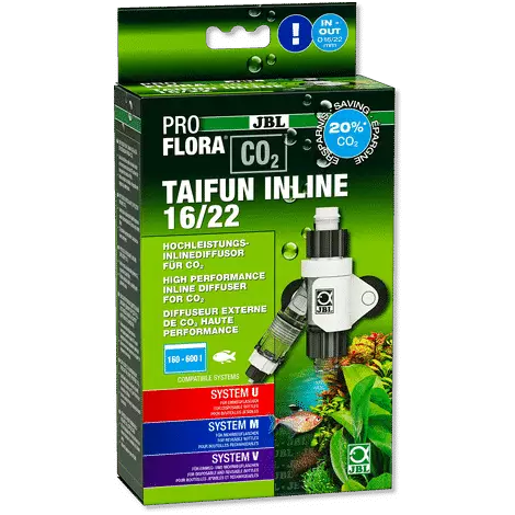 Proflora Taifun inline Co2 levitin16/22 mm - Co2 levittimet, laskurit ja letkut - J64688 - 1