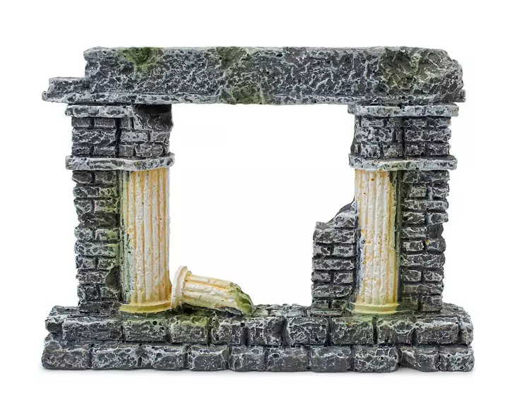 Roomalainenmuuri koriste 6,5cm - Rauniot ja patsaat akvaarioon - HAPR068 - 1