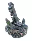 Laivan ankkuri koriste 7,5 x 6,5 x 7,5cm - Hylyt ja laivat akvaarioon - HAPR029 - 2