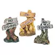 Classic No Fishing -kyltti - Kivijäljitelmät ja luolat akvaarioon - 137.2679 - 1