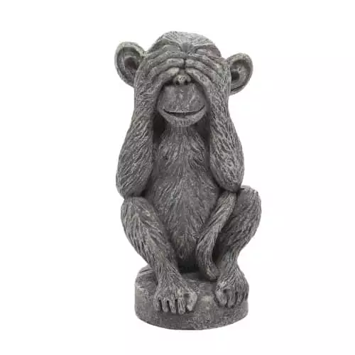 Älä Näe Apina Patsas 5,5X5,5X10,5Cm - Rauniot ja patsaat akvaarioon - D41749 - 1