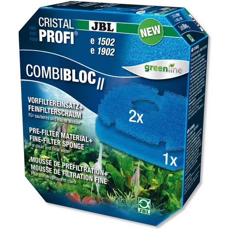 Cristalprofi E1502 / E1902 esisuodatuspa - Akvaarion ulkosuodattimien patruunat  - J60289 - 1