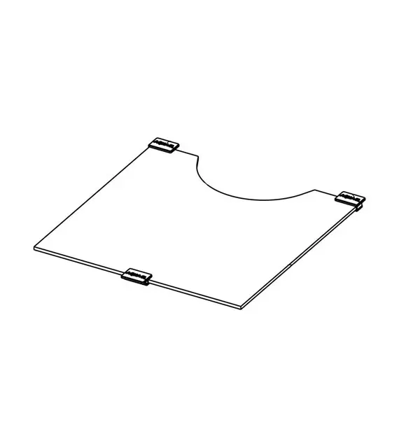 Kansilasi Optibent 70 valkoinen - Akvaariokansien varaosat - AE129919 - 1