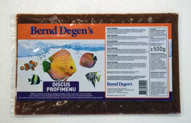 Kiekkokalojenruoka Degen Profi 500G Levy - Pakasteruoat kaloille - R6259 - 1