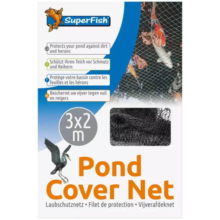 Suojaverkko lampiin 3 x 2 M - Lintujen karkoittimet ja lampiverkot - A06090699 - 1