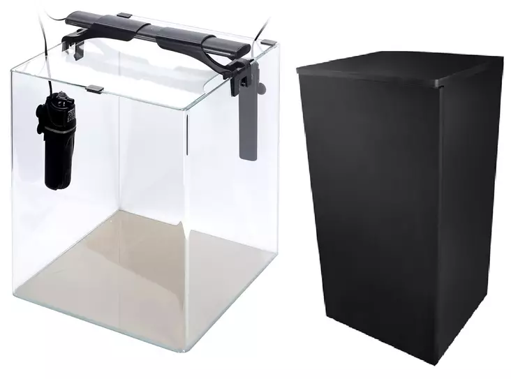 Optibent Musta Set 70 Paketti - 46-100 litraiset akvaariokokonaisuudet  - OPTIBENT70MUSTA - 1