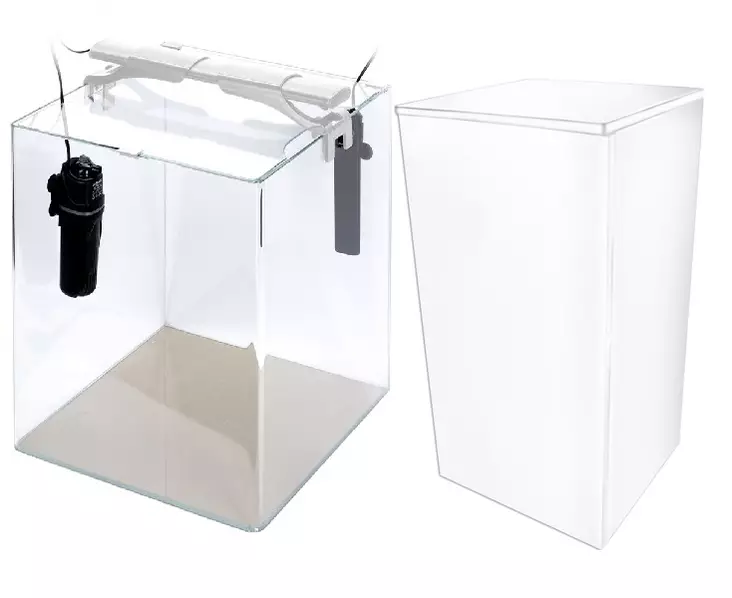 Optibent Valkoinen Set 70 Paketti - 46-100 litraiset akvaariokokonaisuudet - OPTIBENT70VALK - 1