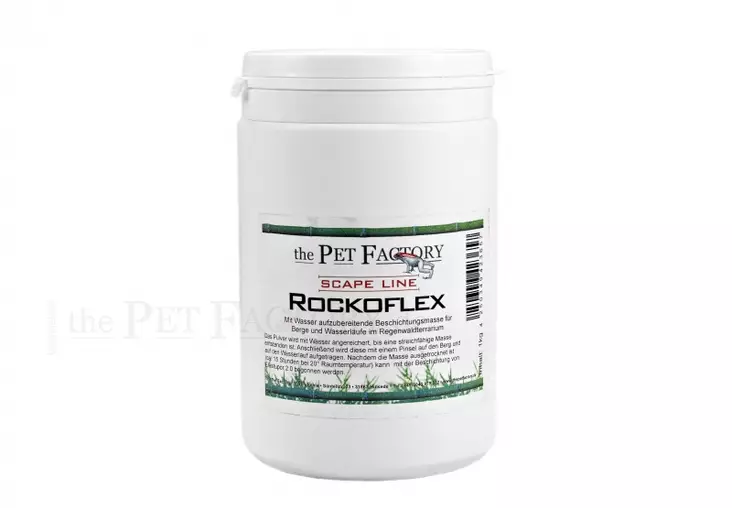 Rockoflex 1kg Tummanruskea - Terraarion tee se itse - TPROCKOFL - 1