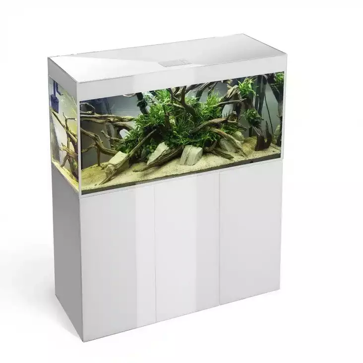 Glossy 120 Valkoinen paketti - 201-300 litraiset akvaariokokonaisuudet  - GLOSSY120VALKOINEN - 1