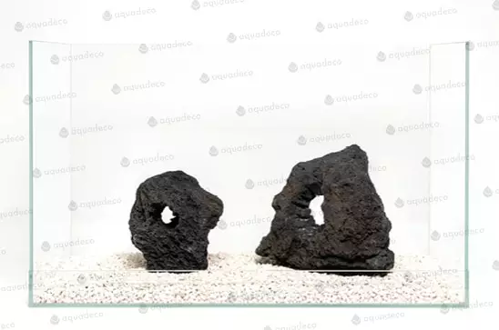 Reijitetty Laavakivi, Musta S - Kivet akvaarioon - PS128-s - 1