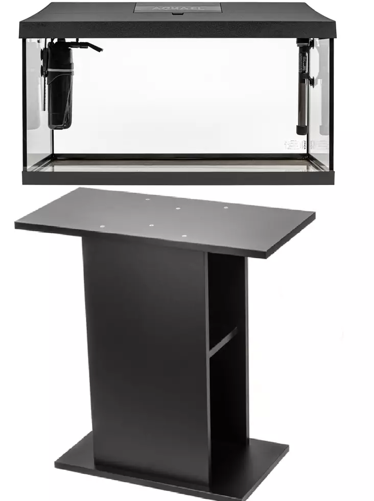 Aquael Leddy D&N 60 Musta Paketti - 46-100 litraiset akvaariokokonaisuudet  - LEDDY60MU - 1